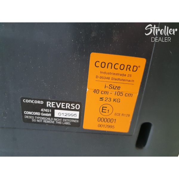 concord reverso! De allerbest autostoel voor je baby t/m 18kg